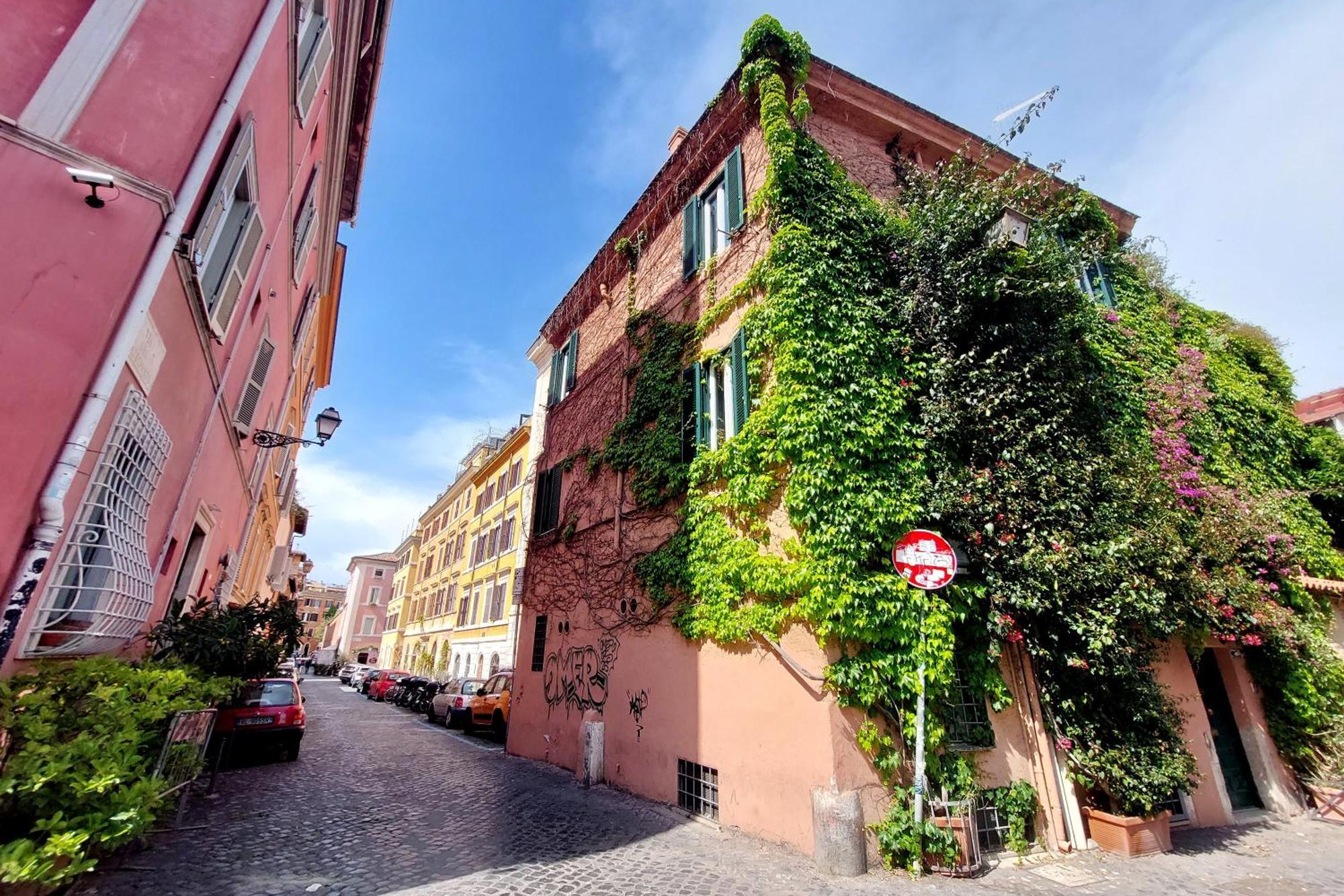 Magic Trastevere On Roof Terrace Quarto em Acomodações Particulares *
