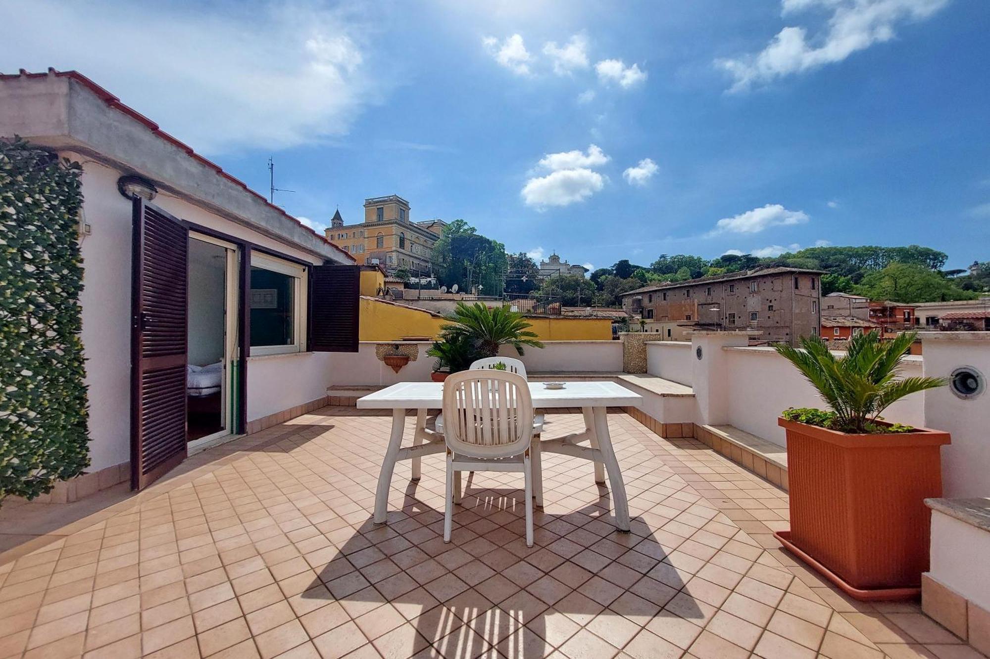 Magic Trastevere On Roof Terrace Roma