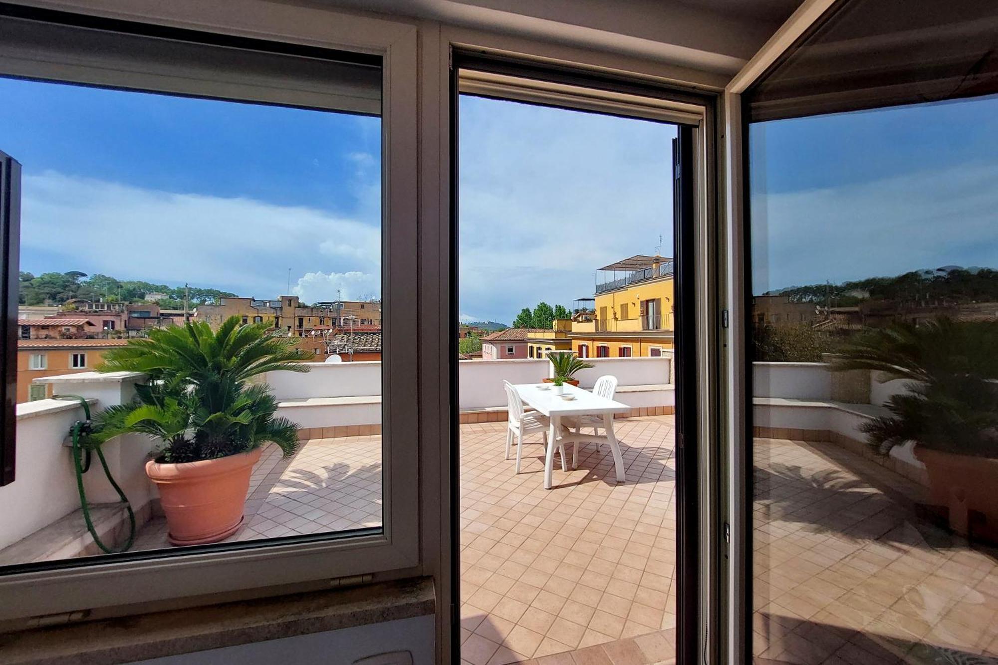 Quarto em Acomodações Particulares Magic Trastevere On Roof Terrace *
